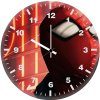 scarlet spiderman art 03 wall clock
