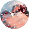iron man and spiderman united 83 wall clock