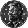 logan monochrome art or wall clock