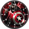 captain america the infinity saga vv wall clock