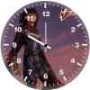 ms marvel comic art 8g wall clock