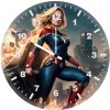 marvel captain marvel ej wall clock