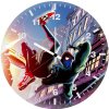 spider verse spider man art xd wall clock