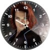 black widow art lz wall clock
