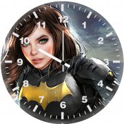 batgirl artnew p0 wall clock