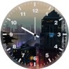 batman in gotham city 02 wall clock