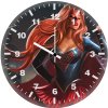 supergirl fly 0x wall clock