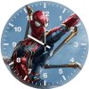 iron spiderman new suit 8b wall clock