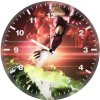 hulk and iron man art 2f wall clock
