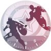 captain america iron man minimal mh wall clock