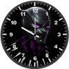 black panther closeup art hl wall clock