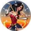 power of justice wonder woman gz wall clock