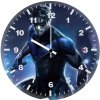 night wing art tv wall clock