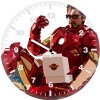 iron man eating donuts iw wall clock