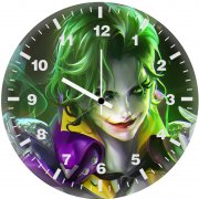 joker girl artwork uu wall clock