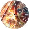 joker smile city burn 7r wall clock