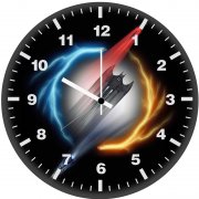 the flash movie minimal poster n8 wall clock