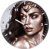 art wonder woman 9d wall clock
