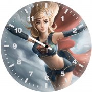 supergirl fly high ye wall clock