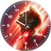 protector iron man op wall clock