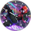 miles morales jumping t8 wall clock