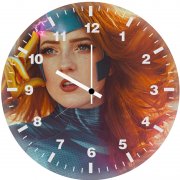 cosplay jean grey girl y6 wall clock