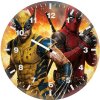 deadpool and wolverine when two legends collide pe wall clock
