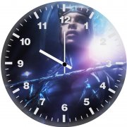 catwoman zoe kravitz pt wall clock