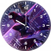 spider verse universe jj wall clock