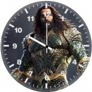 aquaman digital art xz wall clock