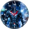 batman neon artwork fy wall clock