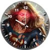 supergirl art 0k wall clock