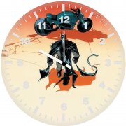 absolute batman ym wall clock
