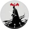 batman into the night js wall clock