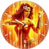 wonder woman wielding power in the digital age ou wall clock