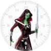 gamora digital artwork t6 wall clock