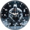 dark knight ready to strike vh wall clock