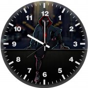 spiderman into the spiderverse aw wall clock