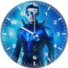 nightwing blue suit li wall clock