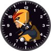 nova marvel comics minimalism 88 wall clock