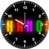 thanos logo artwork ch wall clock