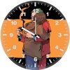 joker two faces of madness xd wall clock