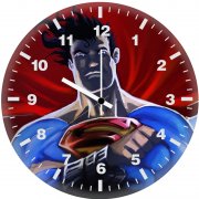 art of superman 9v wall clock