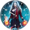 hexing elegance scarlet witch in action gx wall clock