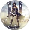 wonder woman fan made x3 wall clock