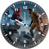 spiderman x wolverine 2b wall clock