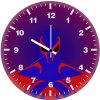 spider man 2099 miguel o hara minimal red uv wall clock