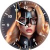 batgirl comic illustration h0 wall clock