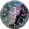 venom in the rain art t3 wall clock