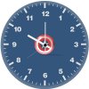 captain america shield minimalism fi wall clock